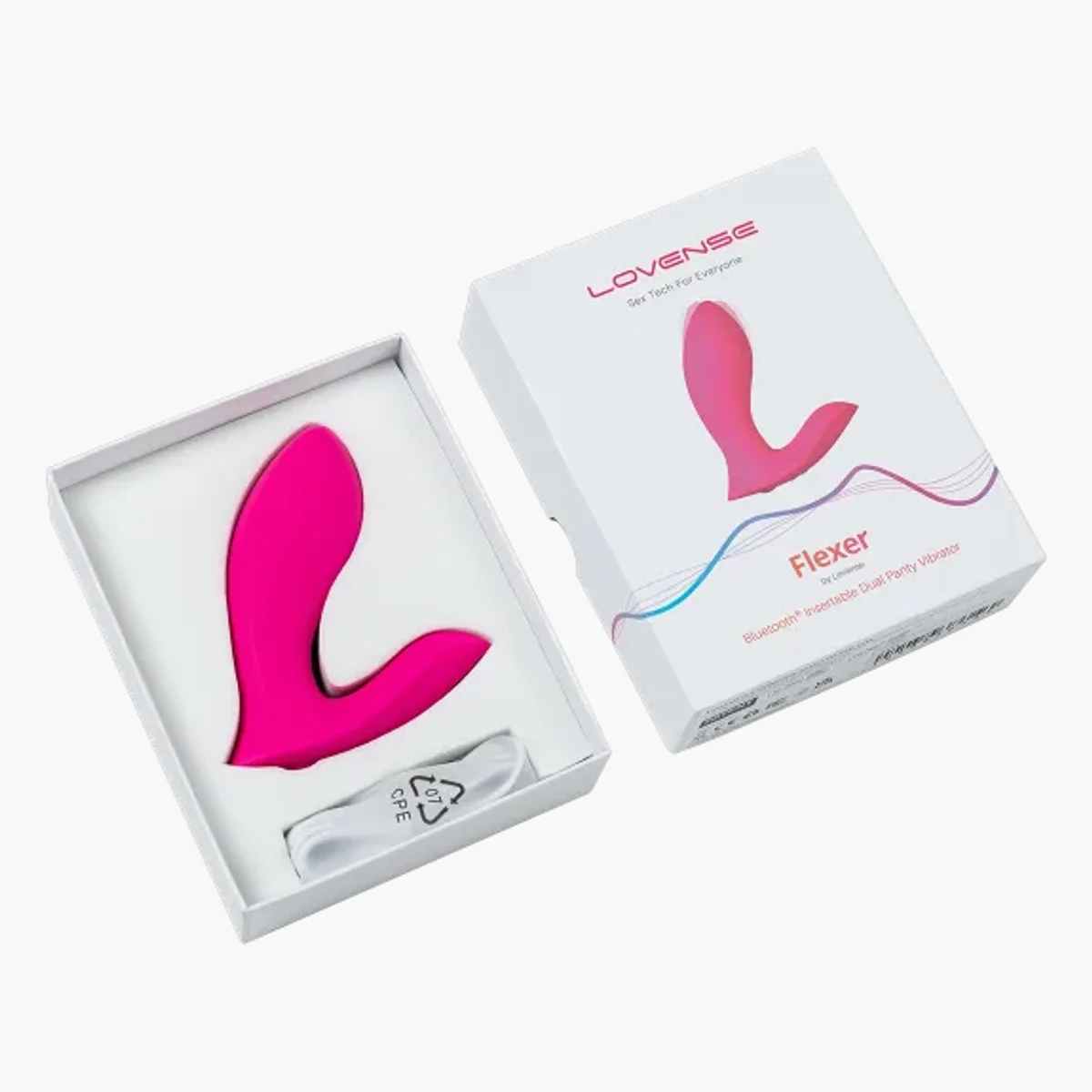 Flexer i æske på producentens pakkefoto. Foto: Lovense.